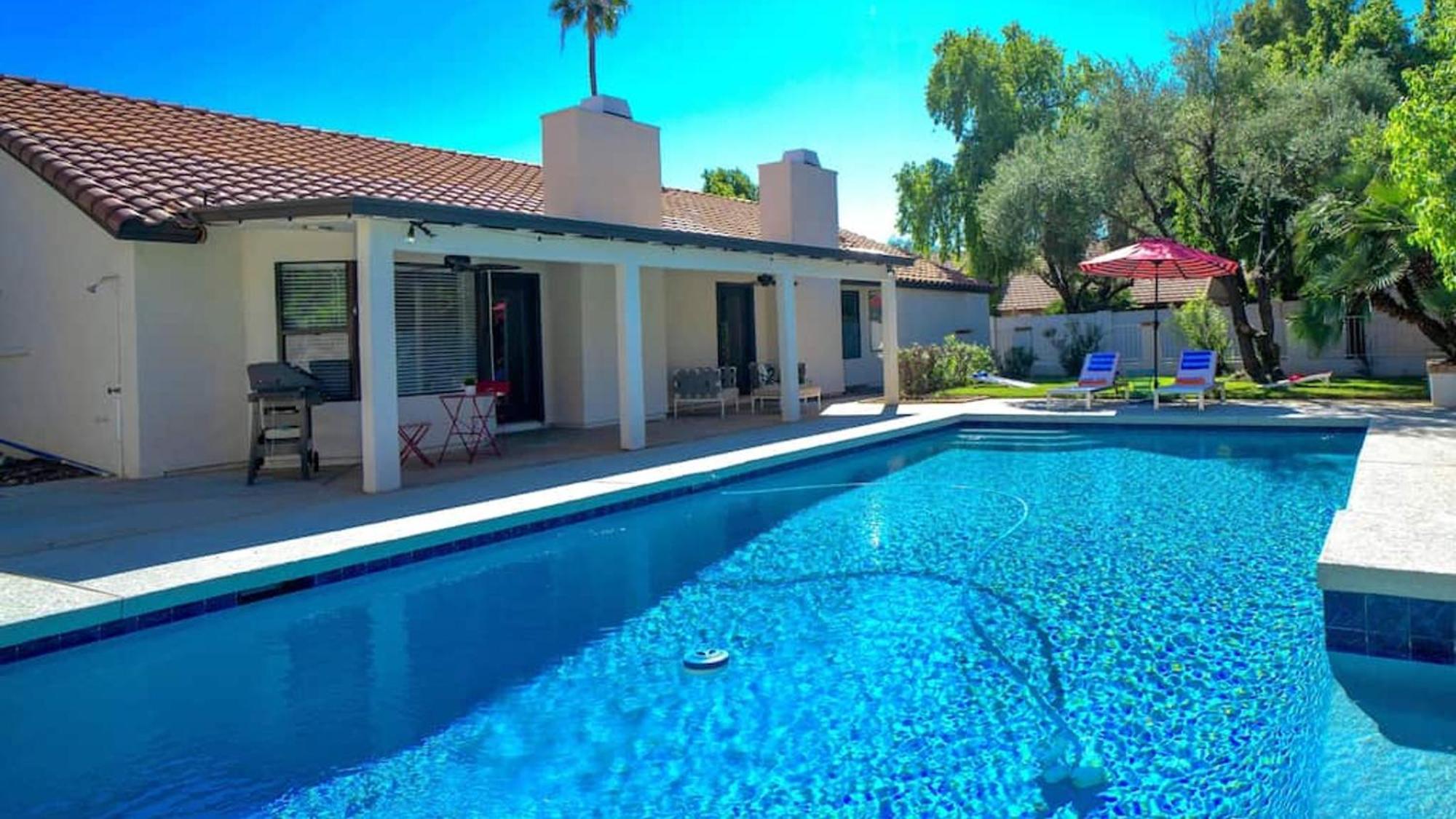 Beautiful 5-Bdrm Vacation Home Wheated Pool Scottsdale Exteriör bild